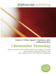 I Remember Yesterday,6134251763,9786134251761