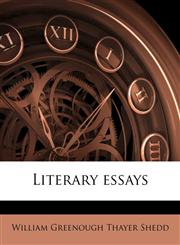 Literary essays,1176789104,9781176789104