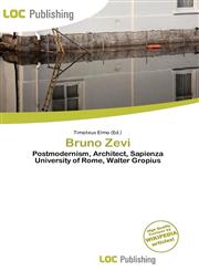 Bruno Zevi,6135682555,9786135682557