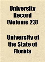 University Record (Volume 23),1153427583,9781153427586