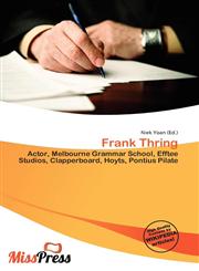 Frank Thring,6134953822,9786134953825