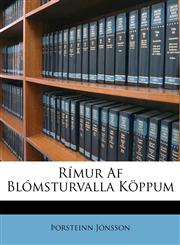 Rímur Af Blómsturvalla Köppum,1148447598,9781148447599