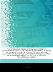 Articles On Pachypodium, including Pachypodium Lealii, Pachypodium Lamerei, Pachypodium Saundersii, History Of Pachypodium, Morphology Of Pachypodium, Taxonomy Of Pachypodium, Pachypodium Ambongense, Pachypodium Baronii,1243222743,9781243222749
