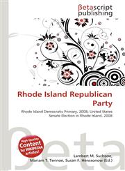Rhode Island Republican Party,6132262954,9786132262950
