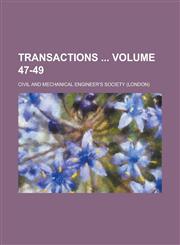 Transactions  Volume 47-49,123696179X,9781236961792