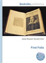 First Folio,5512333925,9785512333921