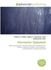 Hermetic Qabalah,6132545255,9786132545251