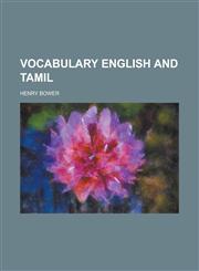 Vocabulary English and Tamil,1230189459,9781230189451