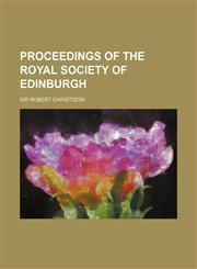Proceedings of the Royal Society of Edinburgh,1154339106,9781154339109