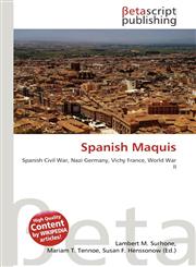 Spanish Maquis,613045645X,9786130456450