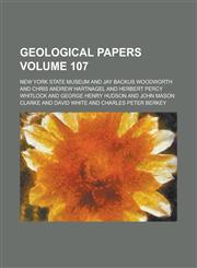 Geological papers Volume 107,1236948319,9781236948311