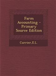 Farm Accounting - Primary Source Edition,1294807161,9781294807162
