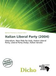 Italian Liberal Party (2004),6138240227,9786138240228