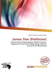 James Tien (Politician),620018383X,9786200183835