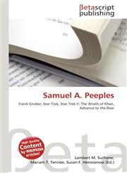 Samuel A. Peeples,6135346091,9786135346091
