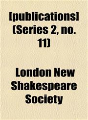 [publications] (Series 2, no. 11),1152803220,9781152803220