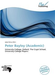 Peter Bayley (Academic),6139149924,9786139149926