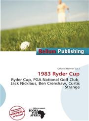 1983 Ryder Cup,6138371682,9786138371687