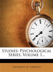 Studies Psychological Series, Volume 1...,1276033680,9781276033688