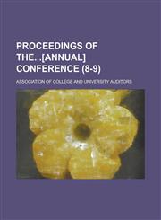 Proceedings of The[annual] Conference (8-9),1154280969,9781154280968