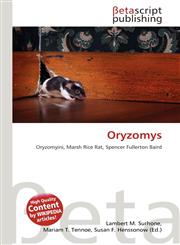 Oryzomys,613757668X,9786137576687