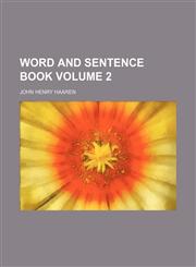 Word and sentence book Volume 2,123107390X,9781231073902