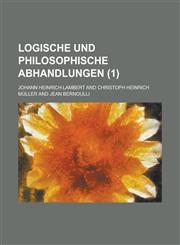 Logische Und Philosophische Abhandlungen (1),1234605953,9781234605957