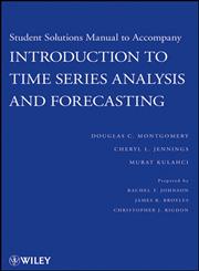 Introduction to Time Series Analysis and Forecasting, Solutions Manual,0470435747,9780470435748