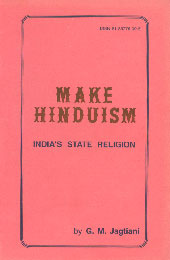 Make Hinduism India's State Religion,8186776095,9788186776094