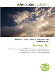 Fokker G.I,6134374091,9786134374095