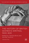 The History of British Women's Writing, 1500-1610, Volume Two,0230218342,9780230218345