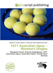 1971 Australian Open - Women's Singles,6201456619,9786201456617