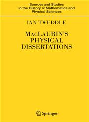 MacLaurin's Physical Dissertations,1846285933,9781846285936