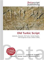 Old Turkic Script,6130314515,9786130314514