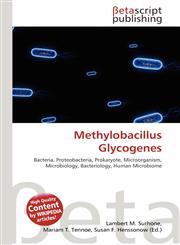 Methylobacillus Glycogenes,6137631915,9786137631911