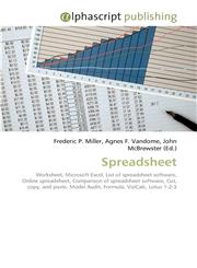 Spreadsheet,6130072600,9786130072605