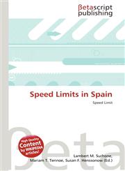 Speed Limits in Spain,6137501450,9786137501450
