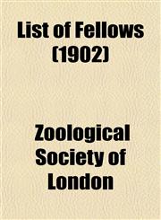 List of Fellows (1902),1153007320,9781153007320