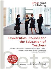 Universities' Council for the Education of Teachers,6135220284,9786135220285
