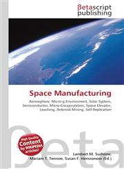Space Manufacturing,6130315562,9786130315566