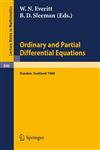 Ordinary and Partial Differential Equations Proceedings of the Sixth Conference Held at Dundee, Scotland, March 31 - April 4, 1980,3540105697,9783540105695