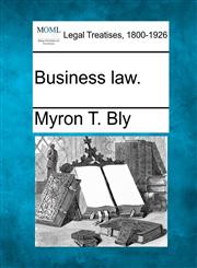 Business law.,1240026102,9781240026104