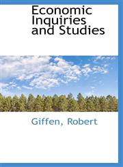 Economic Inquiries and Studies,1113148977,9781113148971
