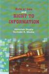 Rule of Law and Right to Information,8180698599,9788180698590