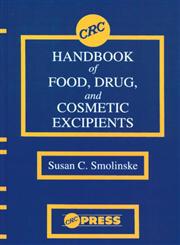 CRC Handbook of Food, Drug, and Cosmetic Excipients,084933585X,9780849335853