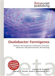 Oxalobacter Formigenes,6137651894,9786137651896