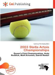 2003 Stella Artois Championships,6137755037,9786137755037