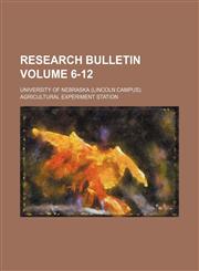 Research bulletin Volume 6-12,1231113553,9781231113554