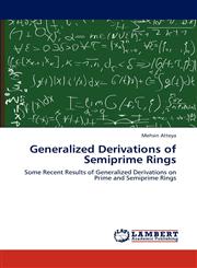 Generalized Derivations of Semiprime Rings,3848442949,9783848442942