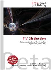 T-V Distinction,613031261X,9786130312619